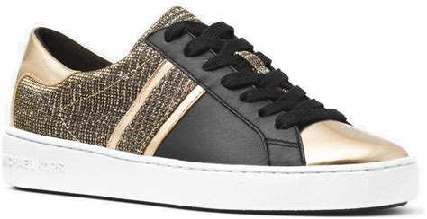 keaton stripe sneaker michael kors|michael kors sparkly sneakers.